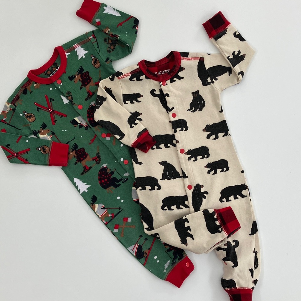 Little Blue House Sleepers Bundle (size 6-12m)